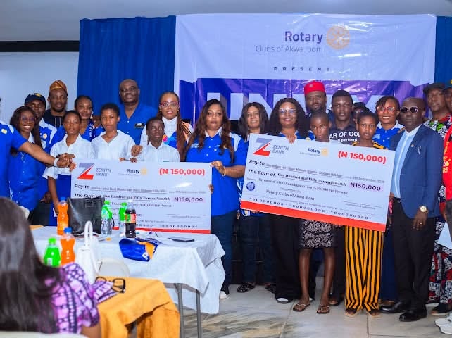 Rotarians from Akwa Ibom at the 2026 Unity Fellowship and NECO education project